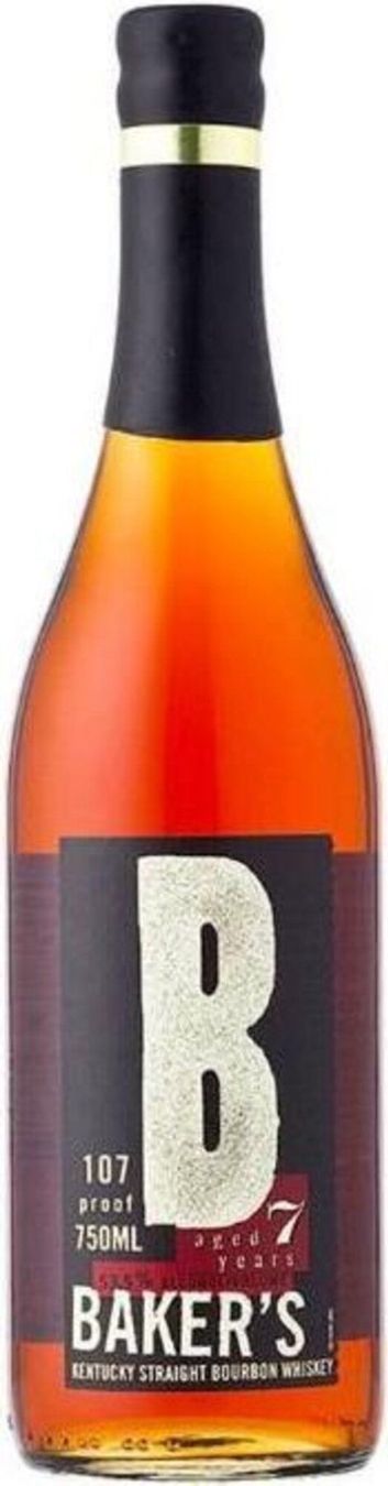 Bevande alcoliche: Baker's 7 Years 107 Proof Kentucky Bourb – Nuovo e nell'imballaggio originale da Menziken venduto da Beguan