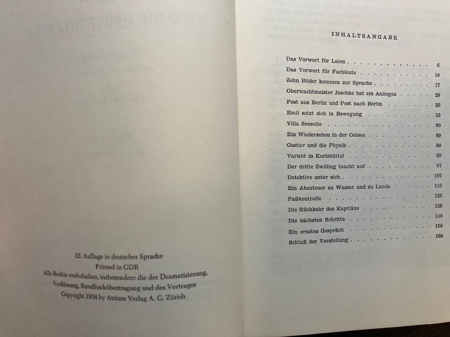 Libri: Emil und die Detektive. E. Kästner, 1934. – Usato da Wangen ZH venduto da day01 1