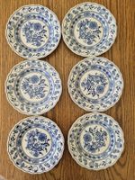 6 Dessertteller Original Zwiebelmuster Bohemia Dubí
