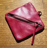 Leder Portemonnaie in rot