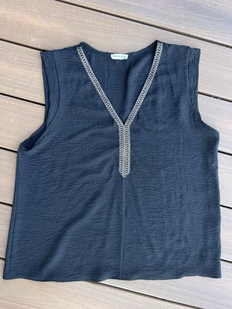 Schickes Cache Cache Top, Schwarz, Gr. 42 (neu!)