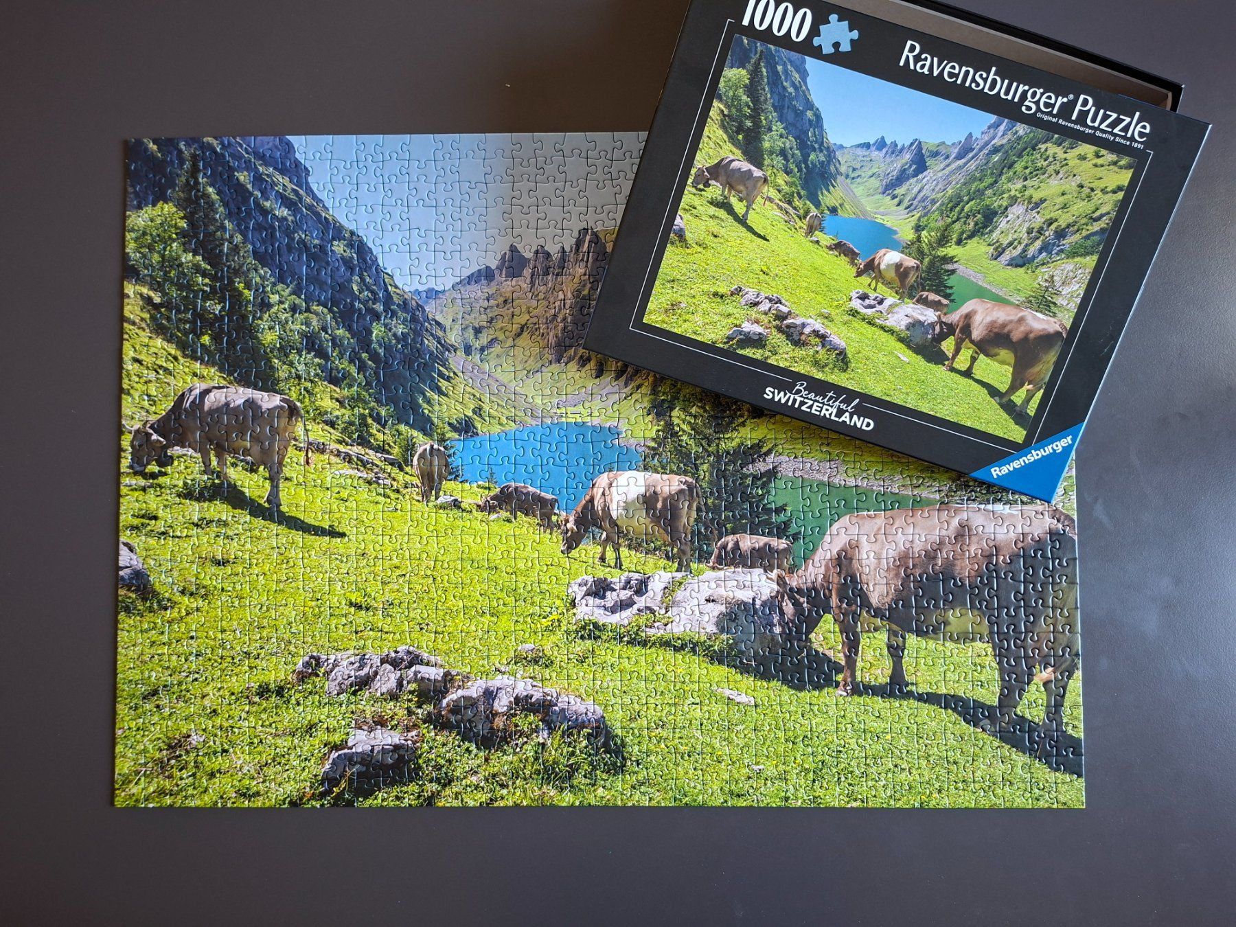 Ravensburger Puzzles: Ravensburger Puzzle 1000 Teile, Fälensee – Neu (gemäss Beschreibung) aus Subingen von clabona 1