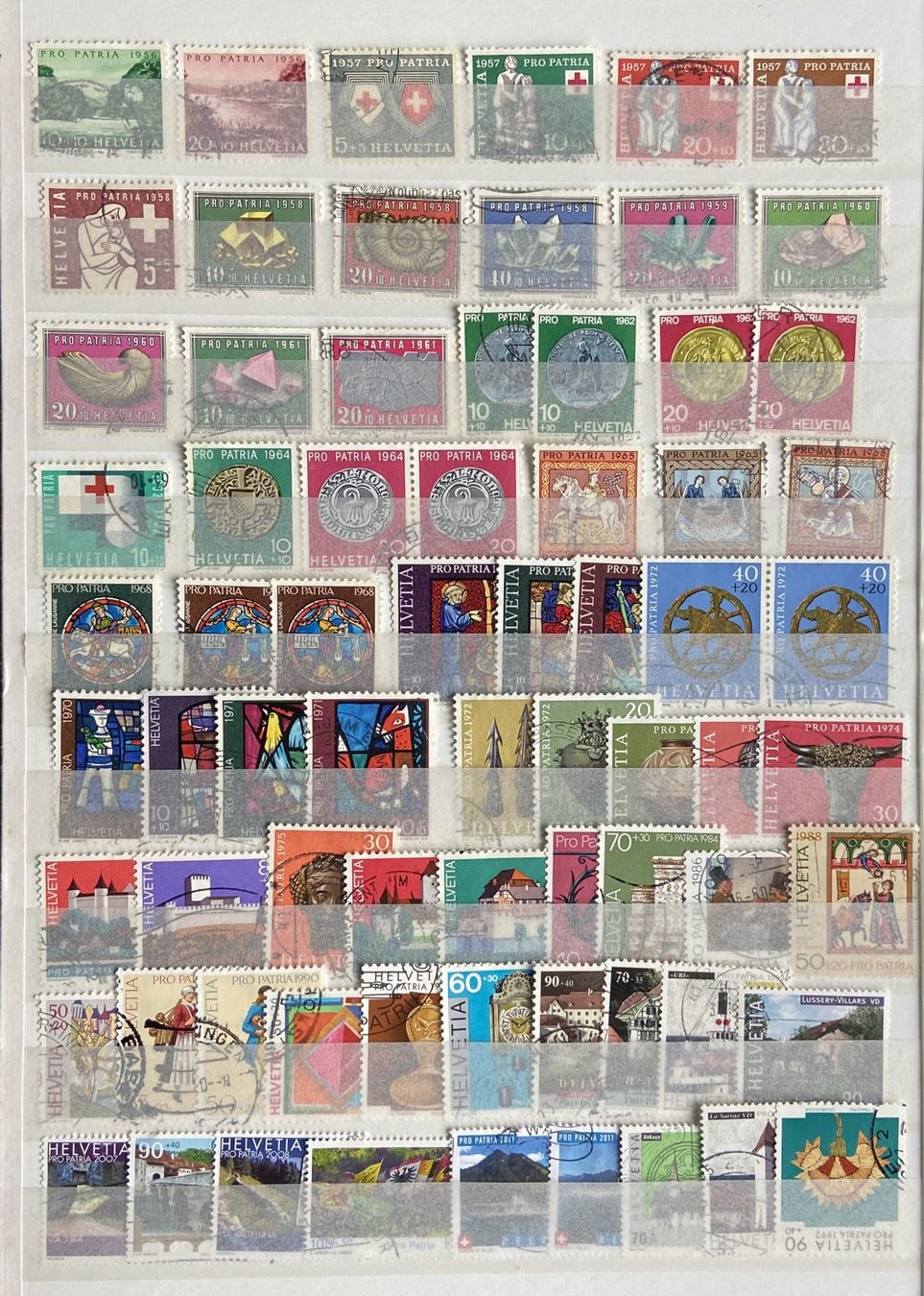 Alle Briefmarken: 4 Seiten  Pro Patria – Neu (gemäss Beschreibung) aus Böckten von Hansi36 1