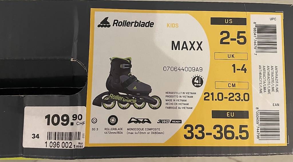 Inline-Skating & Rollschuhe: Rollerblades neu – Gebraucht aus Egerkingen von Mike_E36