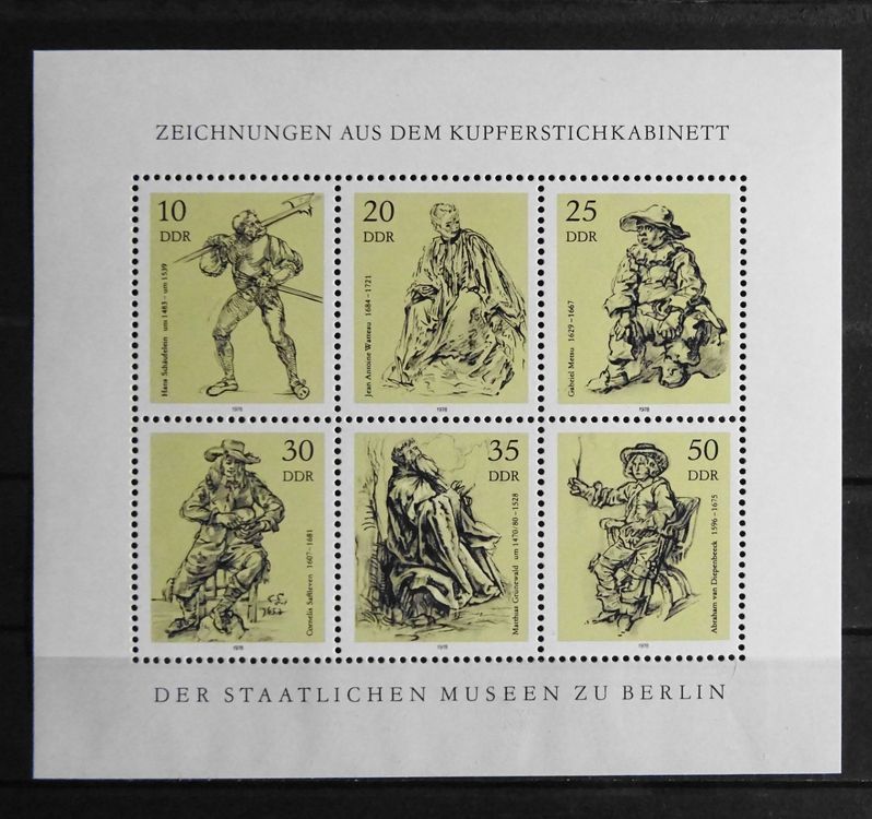 Prophila Collection DDR Briefmarken – Weltraumforschung 1971, Kleinbogen 1636-1643, Postfrisch MNH | Sammlerstück