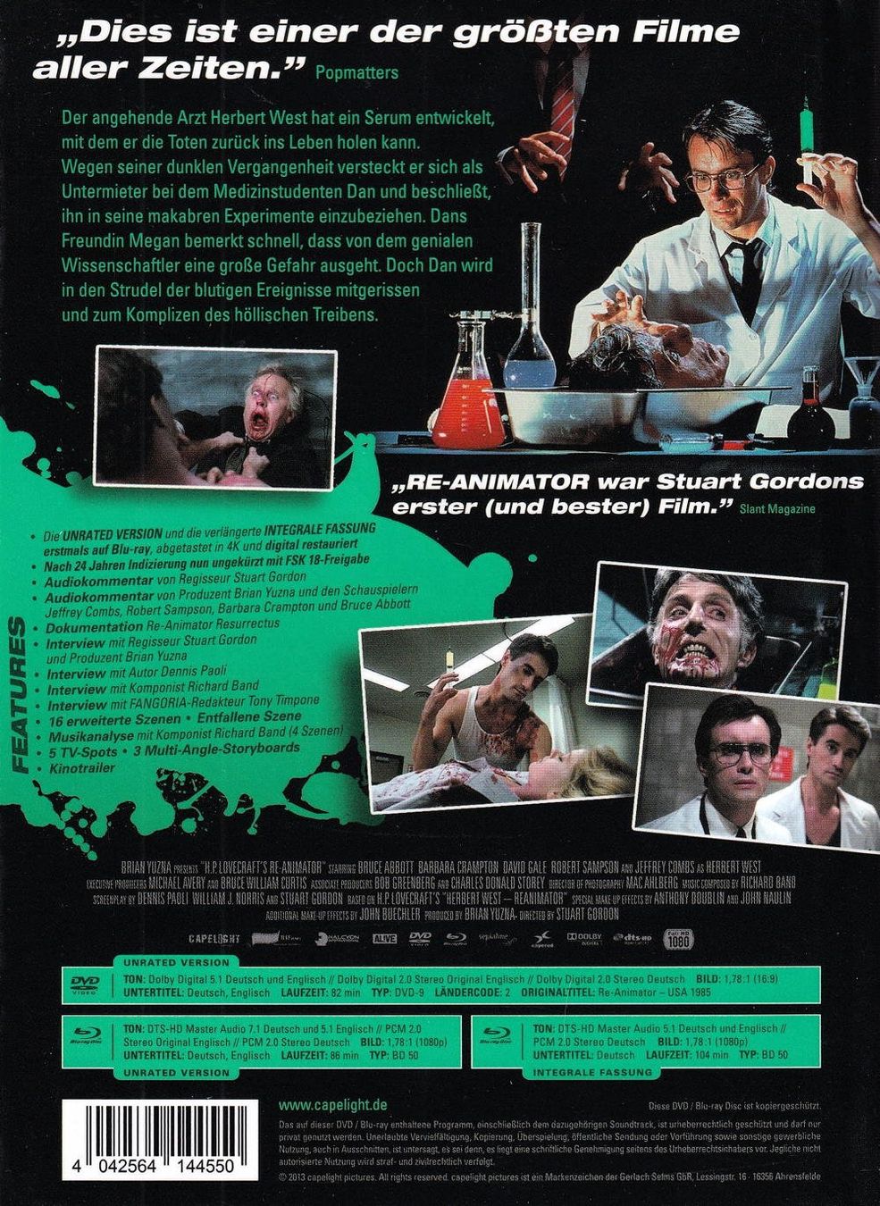 Tutti i DVDs: Re-Animator [Blu-ray] – Usato da Bitsch venduto da Melando 1