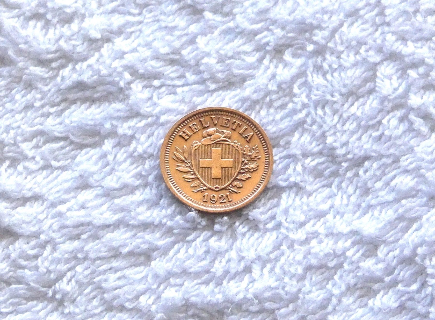 Tutti le monete: 1 centime/rappen 1921 – Usato da Nyon venduto da Ilmi09