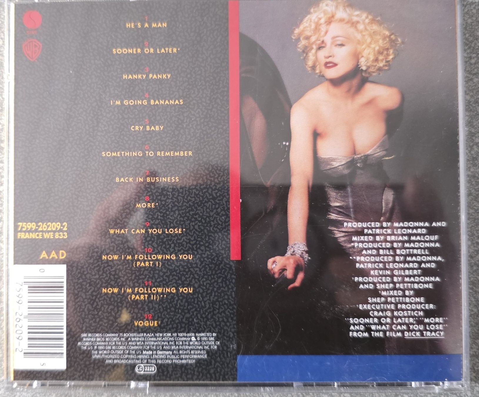 CDs: Dick Tracy - Original Motion Picture Soundtrack CD – Gebraucht aus Oetwil am See von fineli2 1