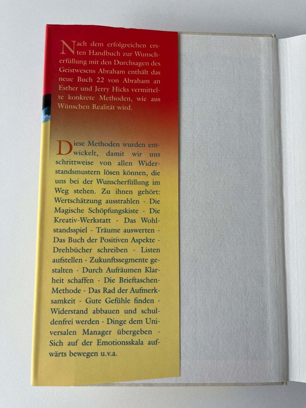 Libri: Wunsch - Erfüllung - Die 22 Methoden -  Esther & Jerry Hicks – Usato da Lohn-Ammannsegg venduto da panywa 2