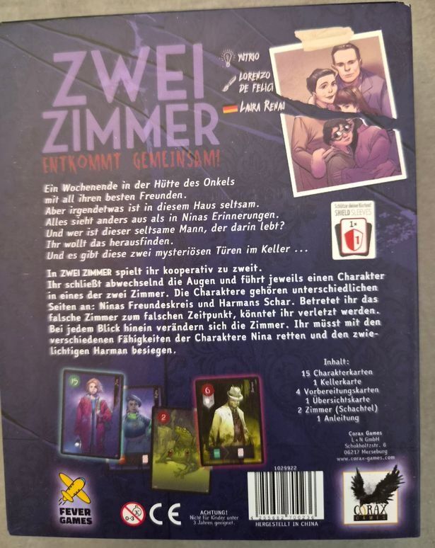 Giochi: Kartenspiel Zwei Zimmer – Usato da Pfäffikon ZH venduto da andi_andi 1