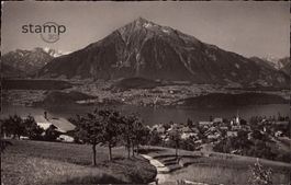 1962 AK Sigriswil mit Niesen / Thunersee