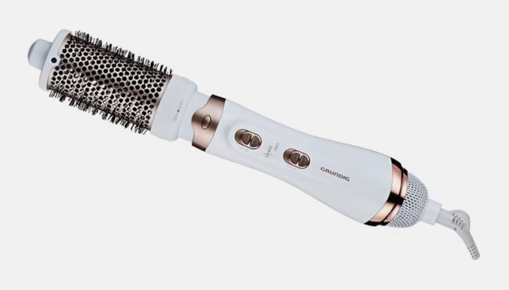 Gebogene Föhnbürste Für Kurzes Haar – Belüftete Nasshaarbürste Aus Kunststoff Für Männer & Frauen, 23,5 Cm