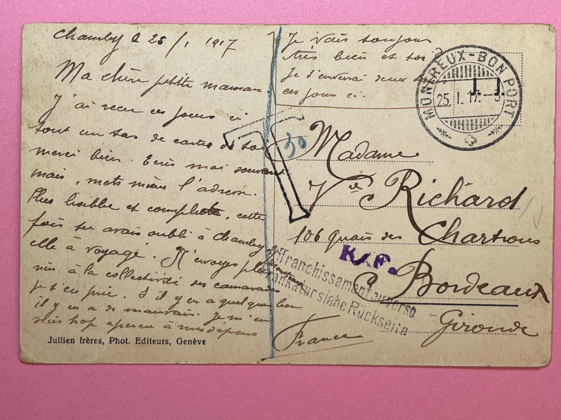 Cartoline postali: Montreux Palace – Usato da Steg VS venduto da danwer74 1