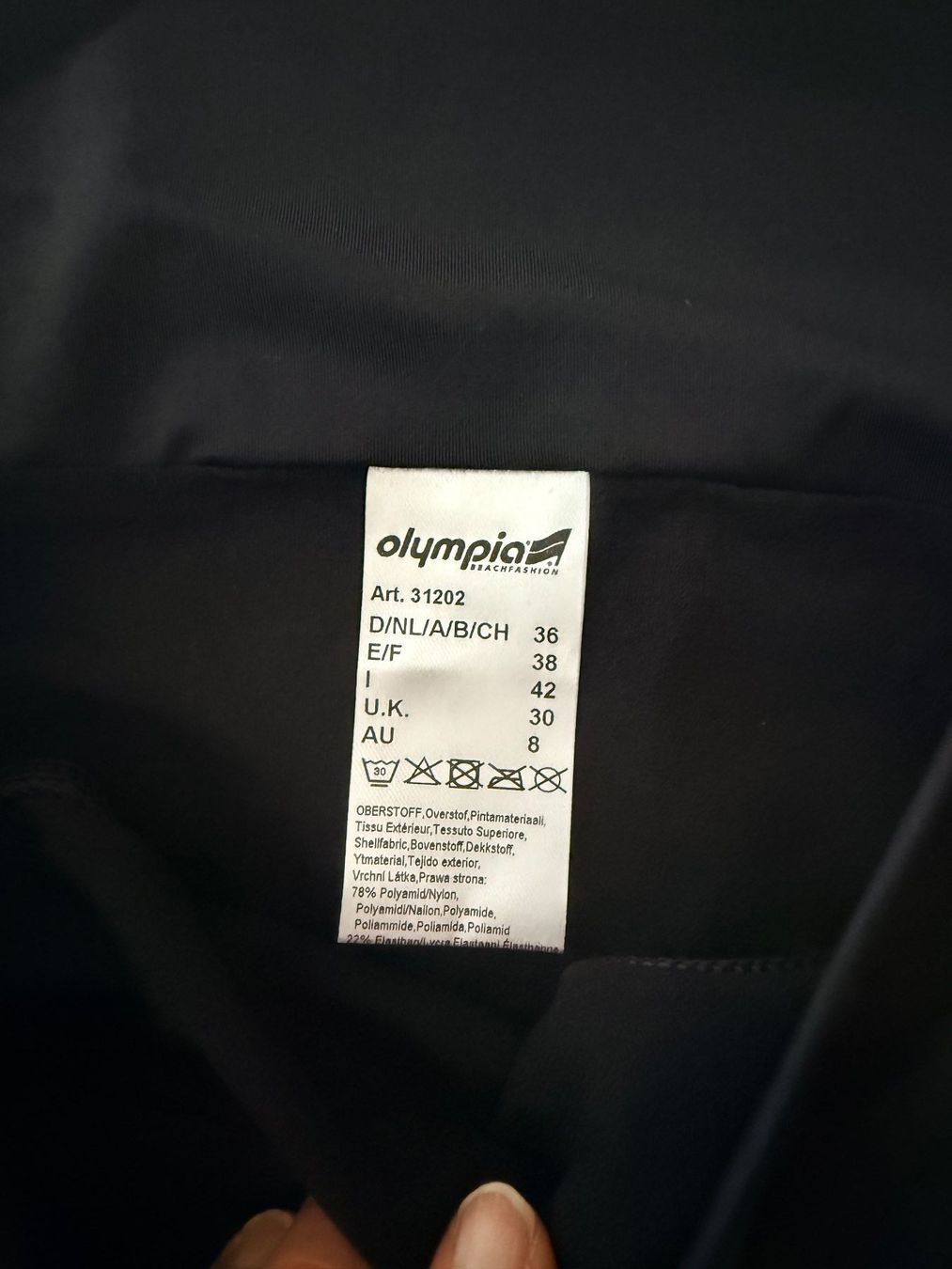 Costumi da bagno & Bikini: OLYMPIA, Bikini-Slip, Grösse 36, Farbe Schwarz – Nuovo e nell'imballaggio originale da Rudolfstetten venduto da gst_g7xl 2