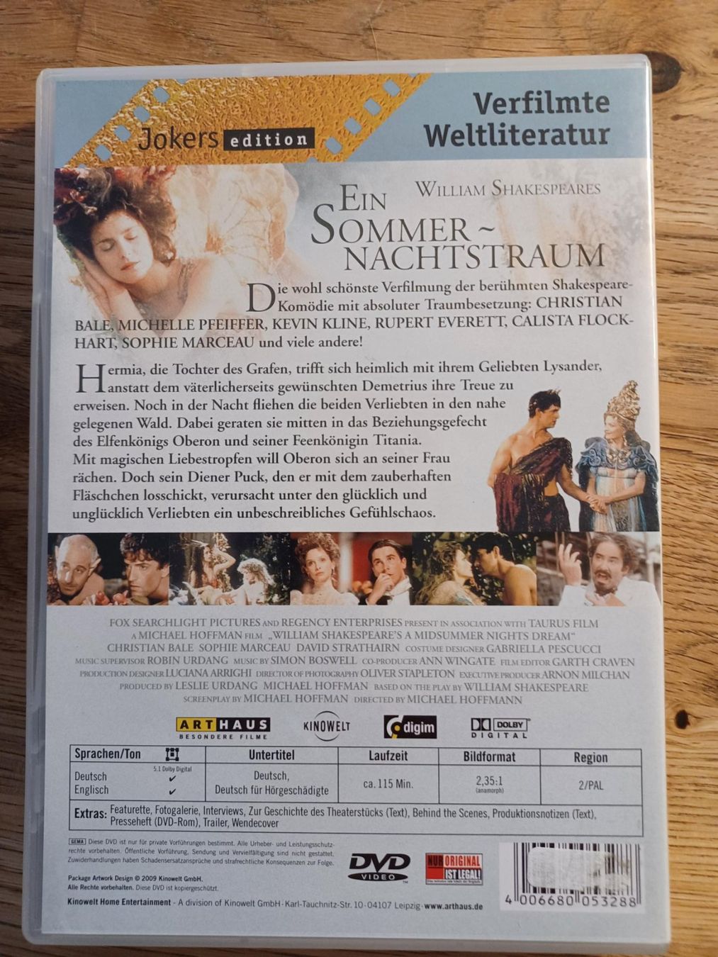Tutti i DVDs: Ein Sommernachtstraum - DVD – Usato da Urdorf venduto da Muluk 1