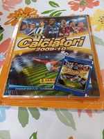 2 album nuovi + box sigillato 100 bustine calciatori 2009/10