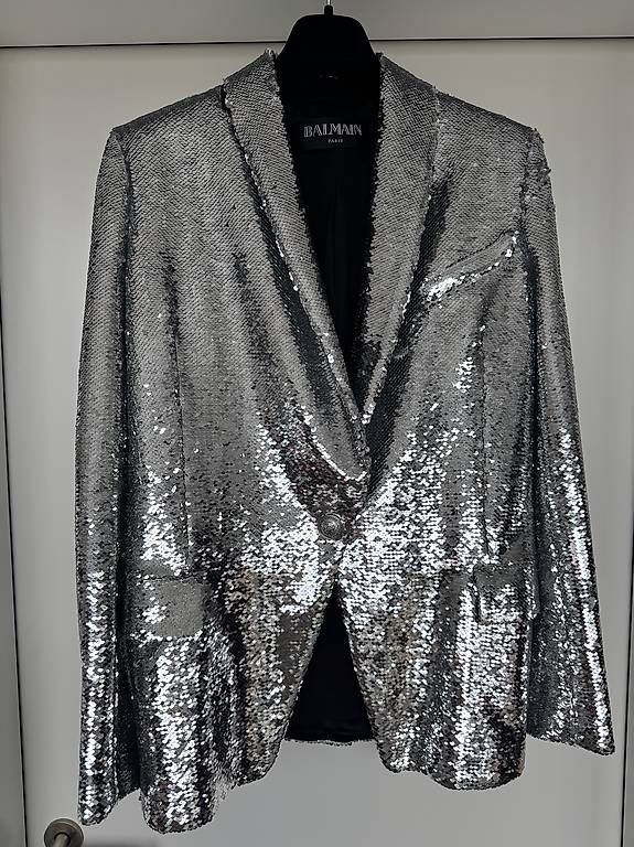 Balmain Giacche: Balmain sequin blazer – Usato da Zug venduto da dadadel