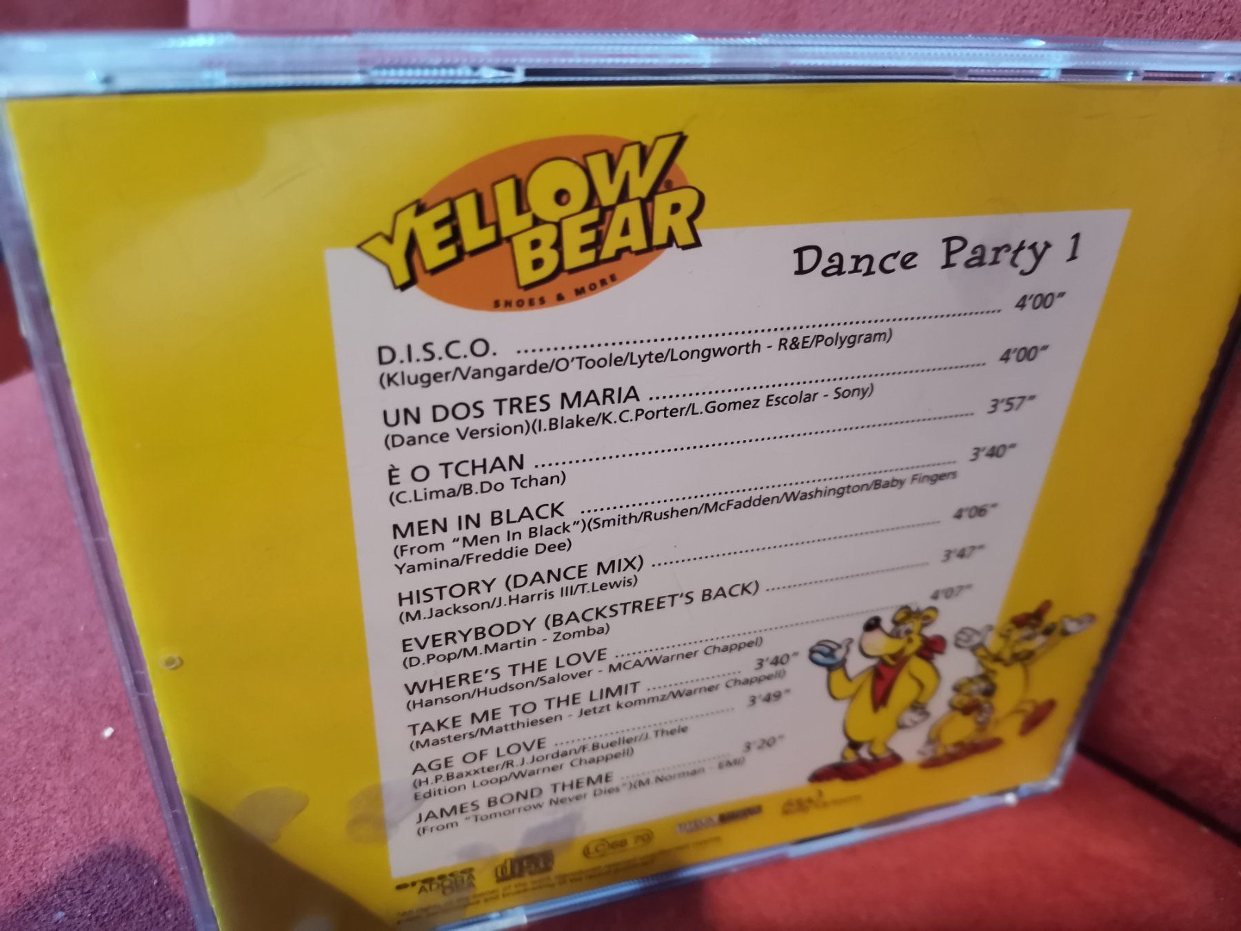 CD: Yellow Bear CD (Super selten!) Dance Party 1 – Usato da Zofingen venduto da noise123 3