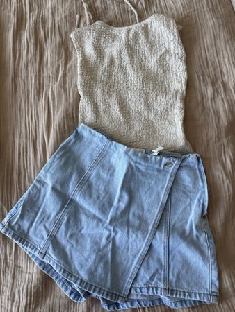 Damen Oberteil und Rock Set  Grösse S gut