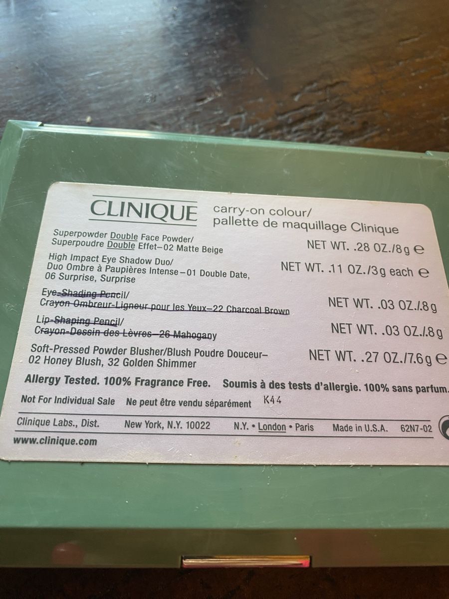 Clinique Make-up: CLINIQUE palette de maquillage – Gebraucht aus Belmont-sur-Lausanne von chu_vxf5 3