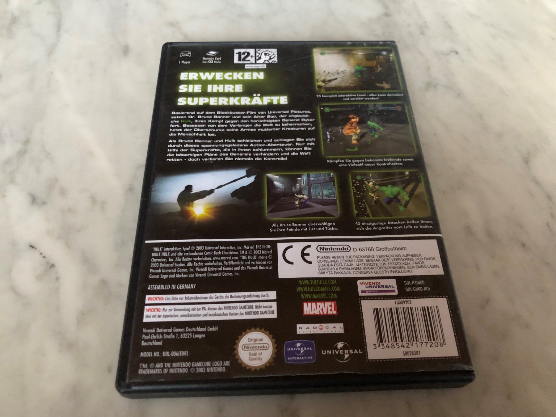 Nintendo Jeux: HULK SPIEL FÜR NINTENDO GAMECUBE – D'occasion à hägendorf par twilightprincess 2