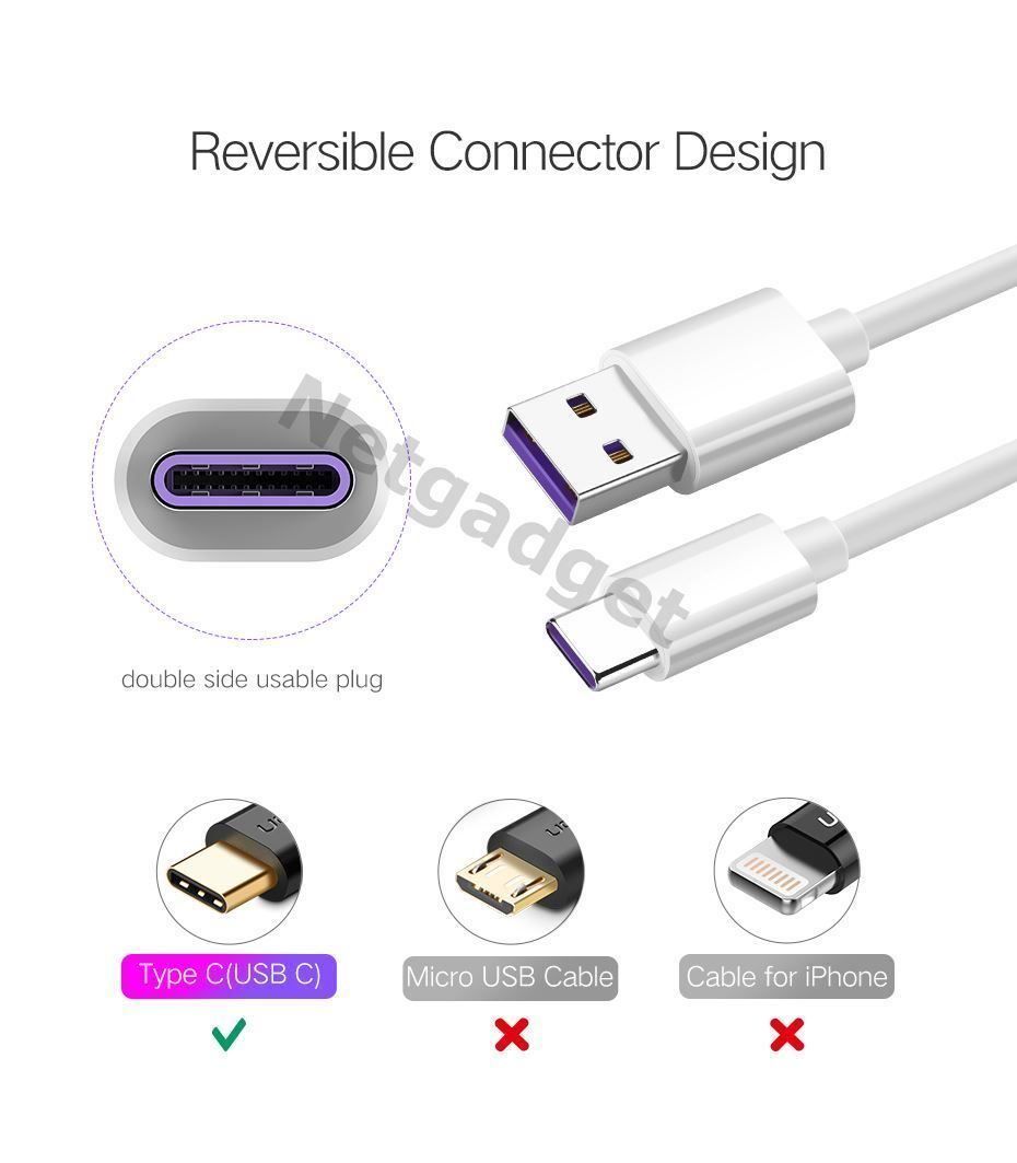 Kabel: USB Kabel Type-C 5A SuperCharge - 2m – Neu und originalverpackt aus Yverdon-les-Bains von Netgadget 1
