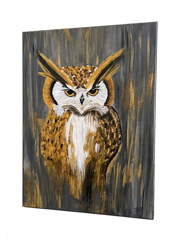 Gemälde: Acrylbild: Der goldene Blick – Neu (gemäss Beschreibung) aus Safenwil von KOlorwork_Studio 2
