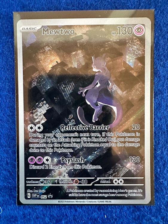 Mewtwo SVP052 Holo Rare – Pokemon Scarlet & Violet Black Star Promo (Sealed/NM)