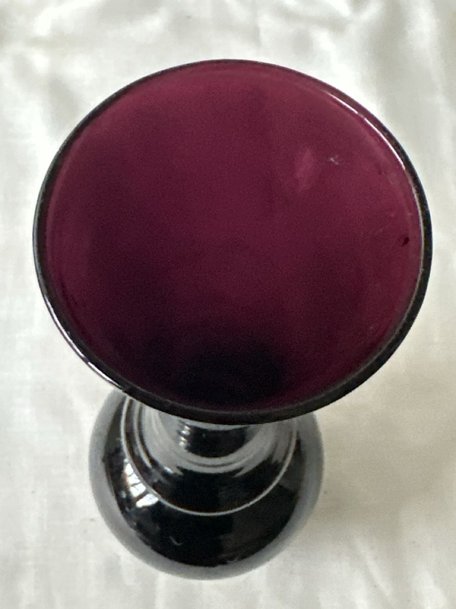 Vasi & Recipienti: Schöne, dunkle Vase mit Farbakzent rötlich  – Usato da Zürich venduto da Chaeffeler 7
