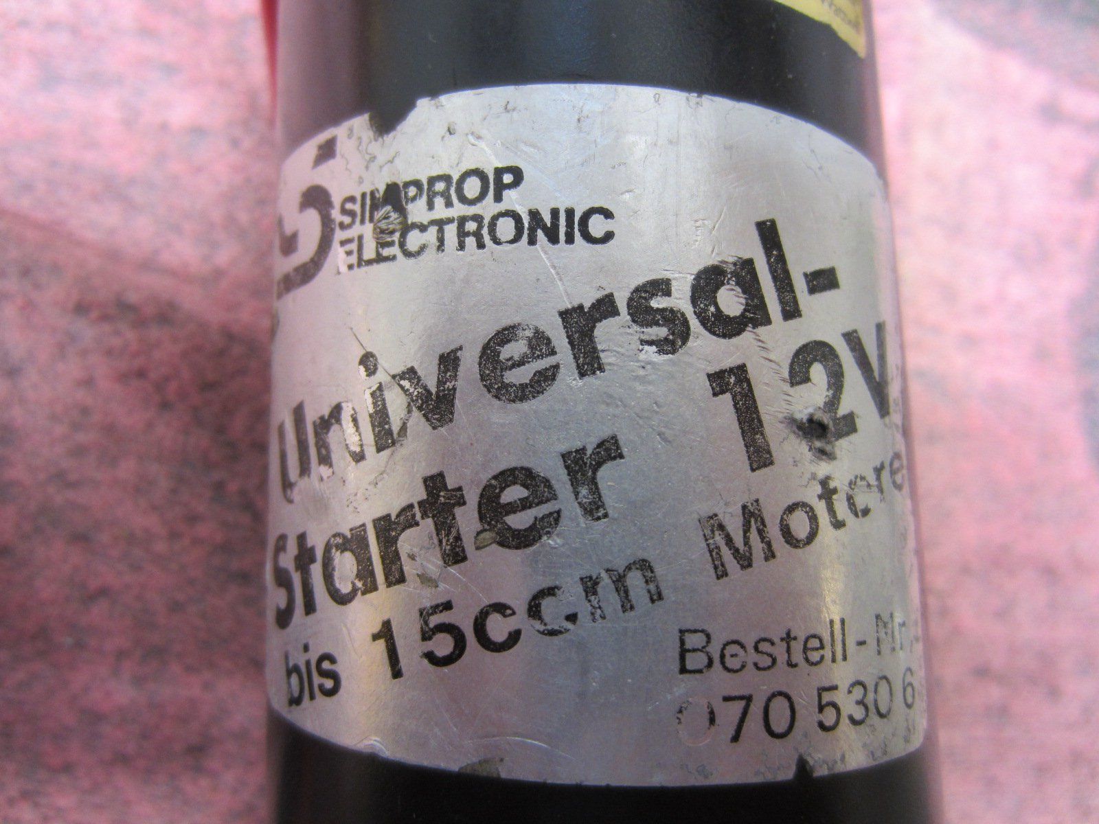 Simprop Modellismo RC: Elektrostarter 12 V – Usato da Bachenbülach venduto da Fishair 2