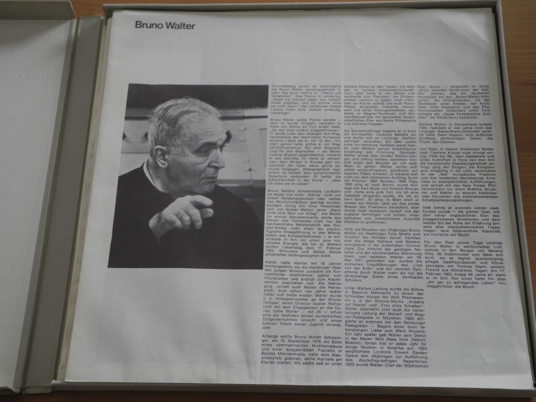 Dischi in vinile: BRUNO WALTER DIRIGIERT BRAHMS SINFONIEN - CBS - 4 LPs – Nuovo (secondo la descrizione) da Fahrwangen venduto da Swirl2 2