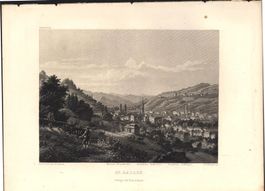 St. Gallen Aquatinta von Corradi