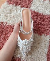 Vintage Schuhe / Perlen bestickt / Brautschuhe / Gatsby