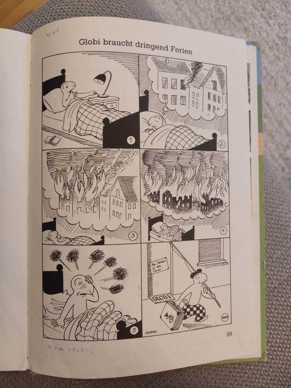 Fumetti: Globi bei der Feuerwehr - 1985 – Usato da Bougy-Villars venduto da Vogue 6