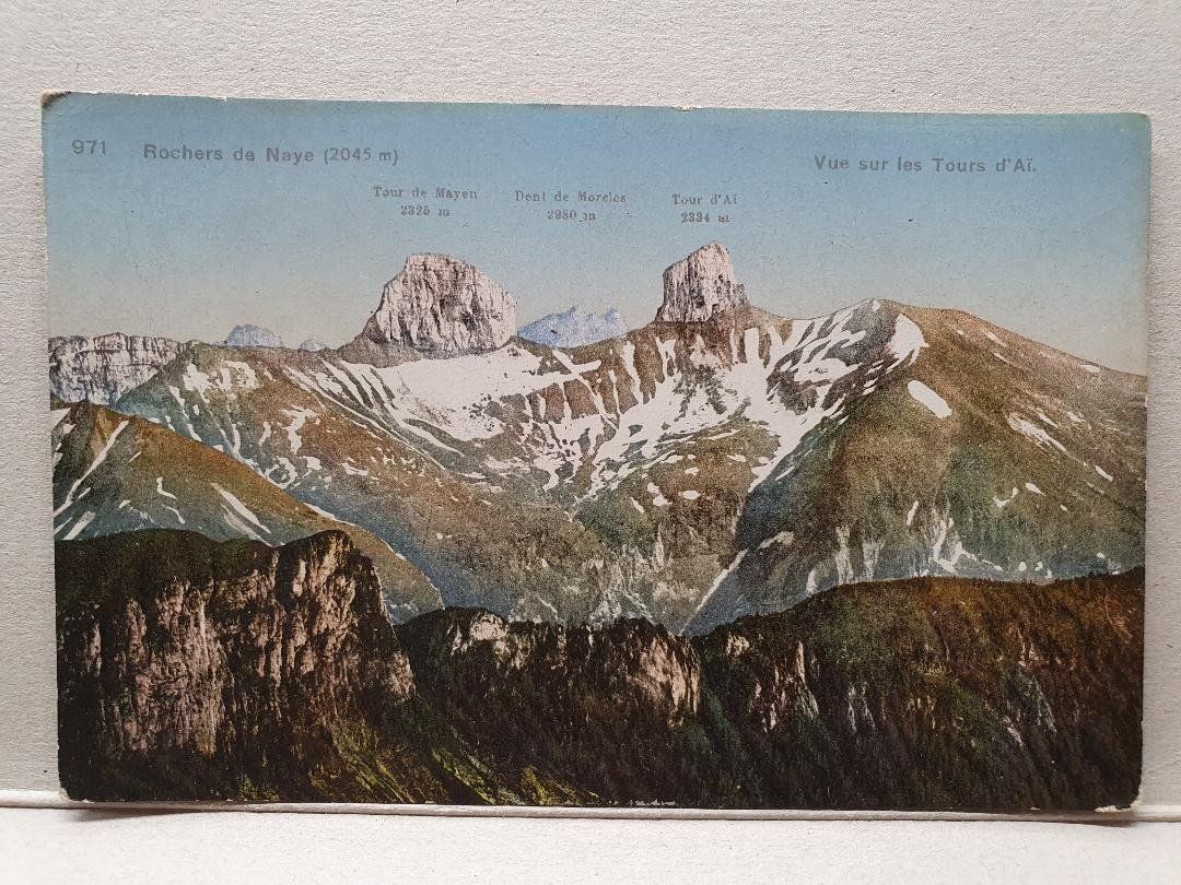 Ansichtskarten: ROCHER - de - NAYE – Gebraucht aus Delémont von Domdom1