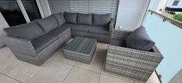 Salon de jardin JUMBO Palmira + Fauteuil - Parfait état