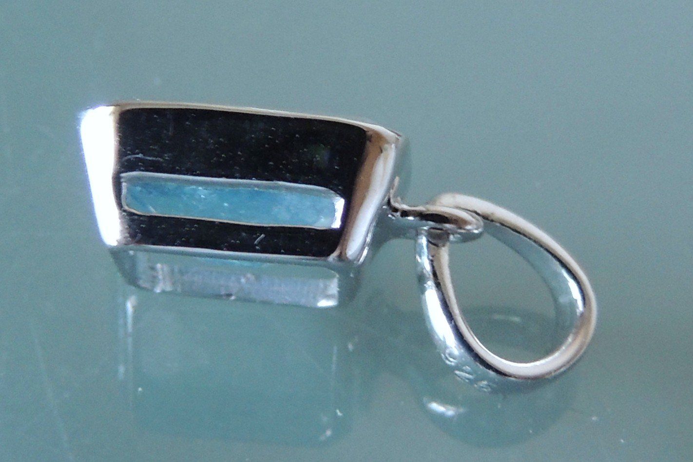 Ciondoli: Aquamarin Silber 925 Anhänger – Nuovo e nell'imballaggio originale da Waldenburg venduto da schaller707 2