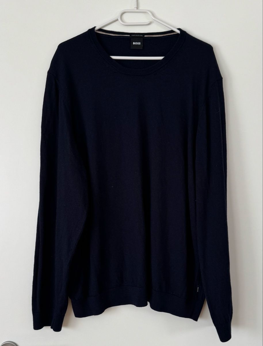 Hugo Boss Maglioni & Felpe: Boss Herren Pullover, Dunkelblau, Grösse 5XL – Nuovo (secondo la descrizione) da Flumenthal venduto da Krajan