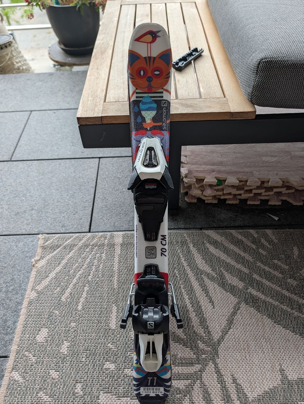 Salomon Skis: Kinderski Salomon 70 cm mit Bindung  – Gebraucht aus Zürich von maju_zh