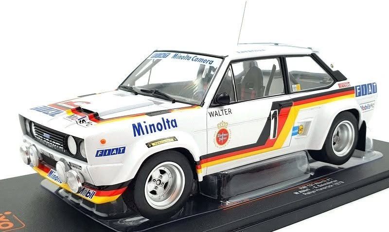 Fiat Modellini d'auto: Fiat 131 Abarth #1 "Minolta" , Röhrl  / Geistdörfer , 1:18 – Nuovo e nell'imballaggio originale da Goldach venduto da Feivel9 1