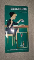 Vintage Underberg Blechwerbung/-schild