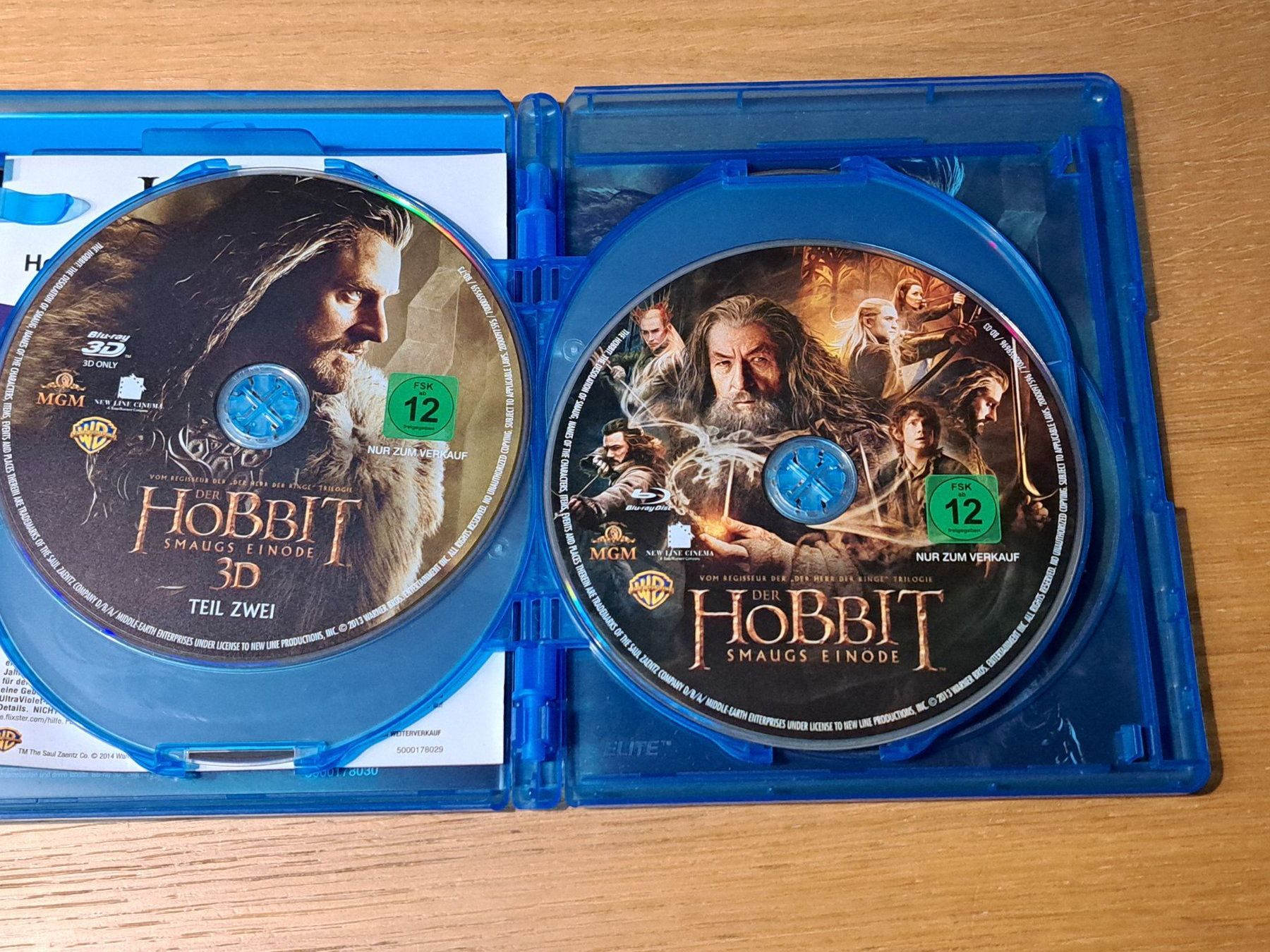 Tutti i DVDs: Blu-ray Der Hobbit 2, Smaugs Einöde. Boxset mit 4 Discs – Nuovo (secondo la descrizione) da Unterseen venduto da Kanica 4