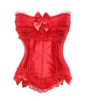 Corsage rot Grösse M *NEU*