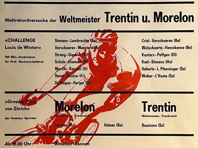 Foto & Immagini: Originalplakat Velorennen Hallenstadion 1966 – Usato da Zürich venduto da Lager_Zeughaus 3