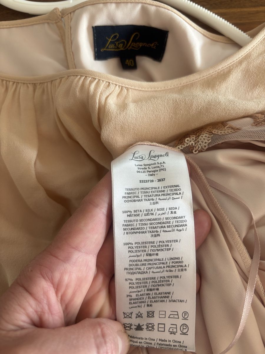 Vestiti: Kleid Seide Luisa Spagnoli Gr. 40 – Usato da Winterthur venduto da san_wd8j 2