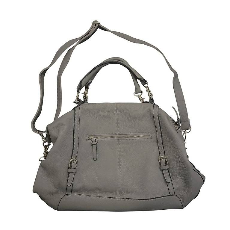 Taschen für Damen: grey leather handbag vvselect – Gebraucht aus Zürich von deflipper