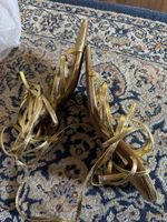 Sandalen Zara gold Schnürung Grösse 37 gebrauchter Zustand