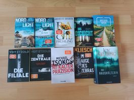 10x Krimis Krimi Thriller Psychothriller