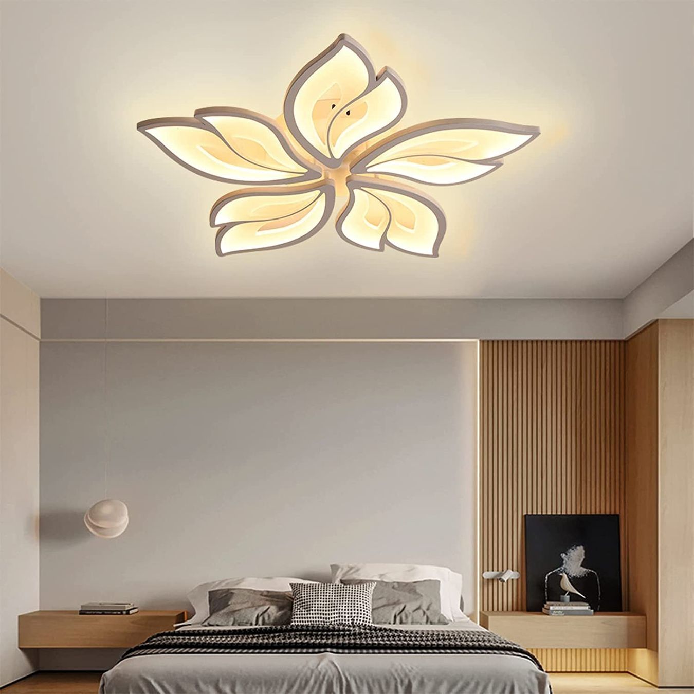 Lampadari & plafoniere: LED Deckenleuchte Dimmbar mit Fernbedienung APP Deckenlampe – Nuovo e nell'imballaggio originale da Basel venduto da EchoPeak 5