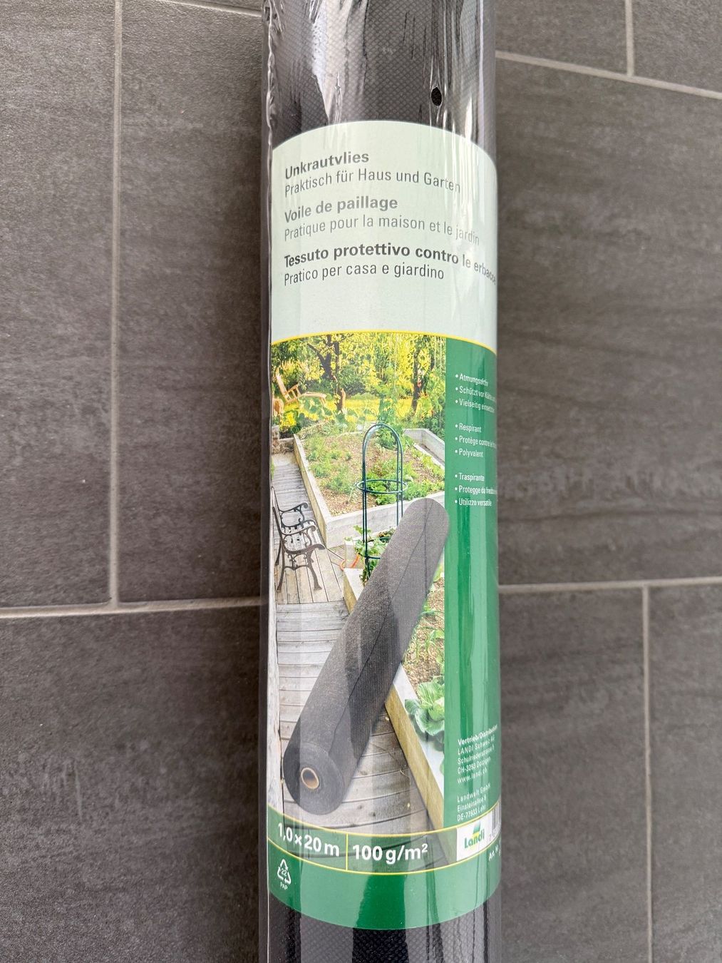 Fogli trasparenti: 1x Rolle Unkrautvlies, Neu – Nuovo e nell'imballaggio originale da Wolfwil venduto da Levjus06 1